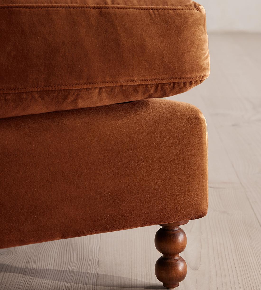 Audrey Loveseat - Velvet - Cinnamon - UK - Images - Image 6