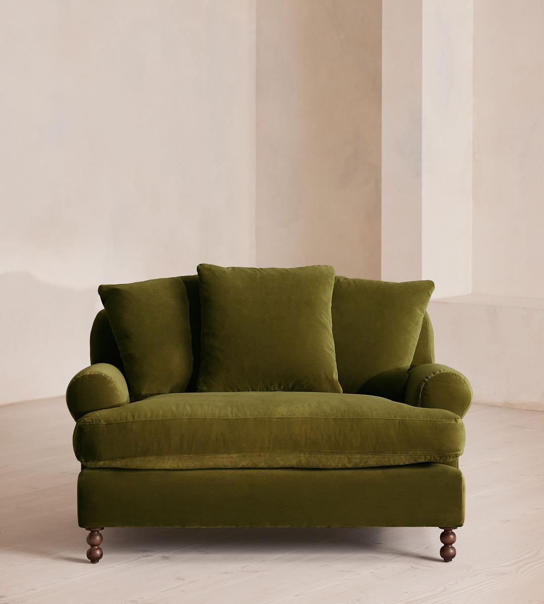 Audrey Loveseat - Velvet - Olive - US - Listing - Image 2