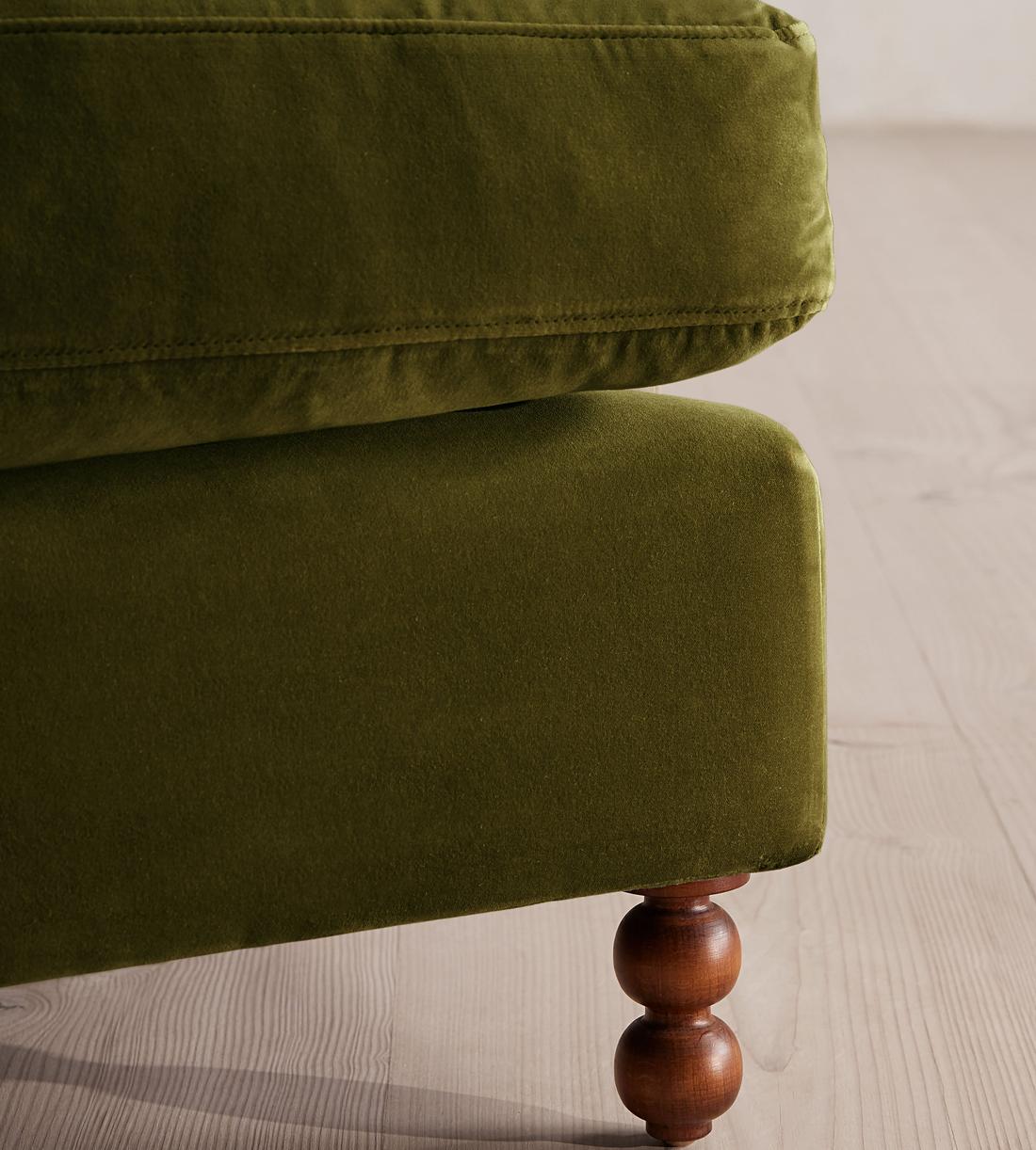 Audrey Loveseat - Velvet - Olive - US - Images - Image 5
