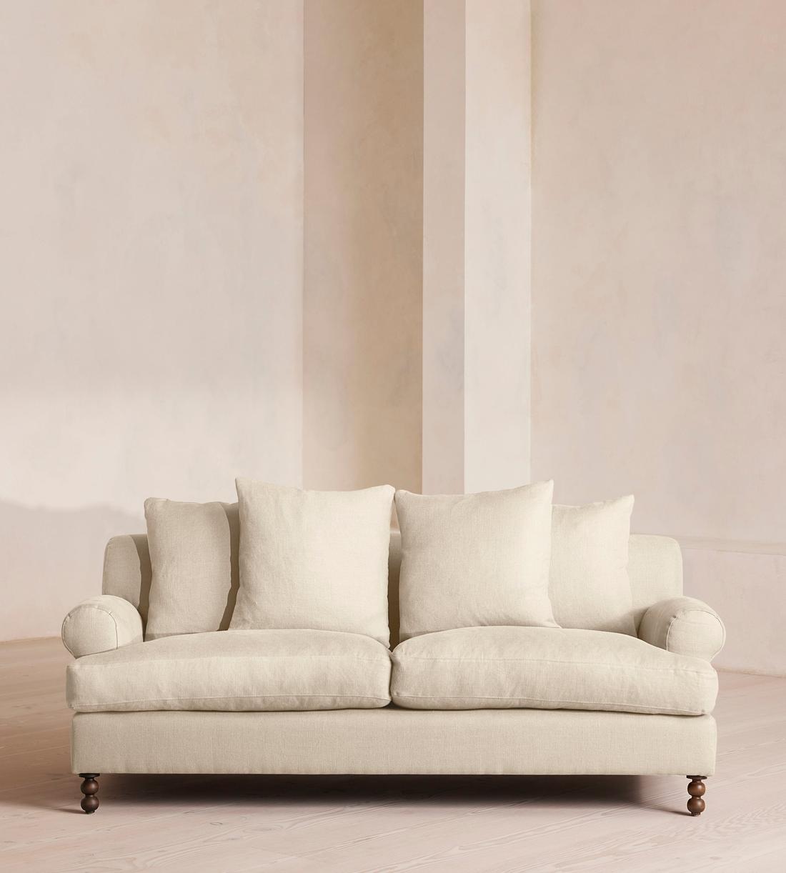 Audrey Two Seater - Sofa - Linen - Bisque - US - Listing - Image 1
