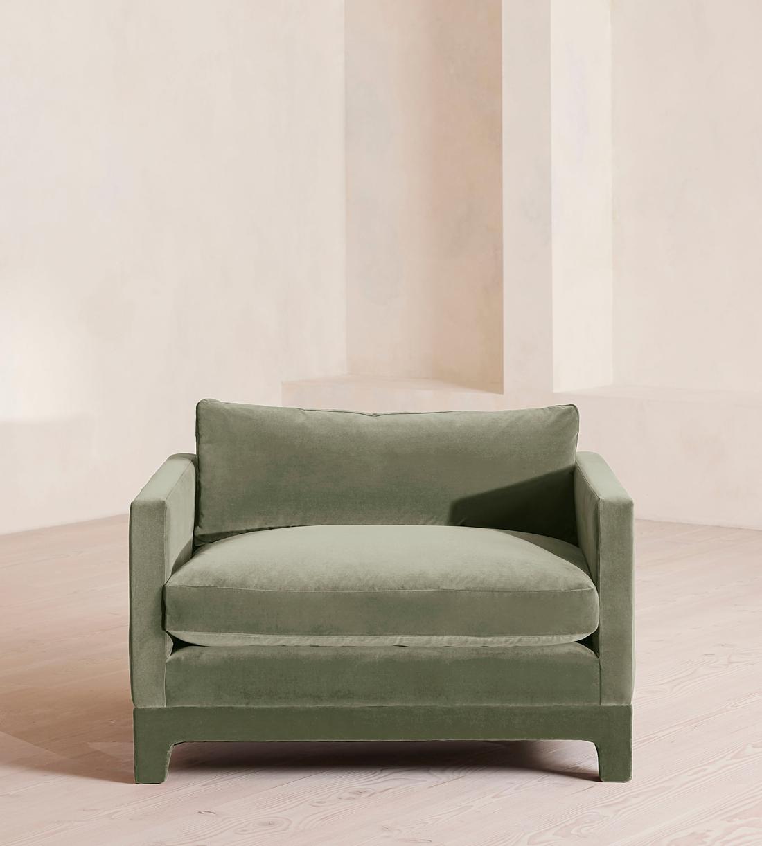Ashford Loveseat - Velvet - Seafoam - US - Listing - Image 2