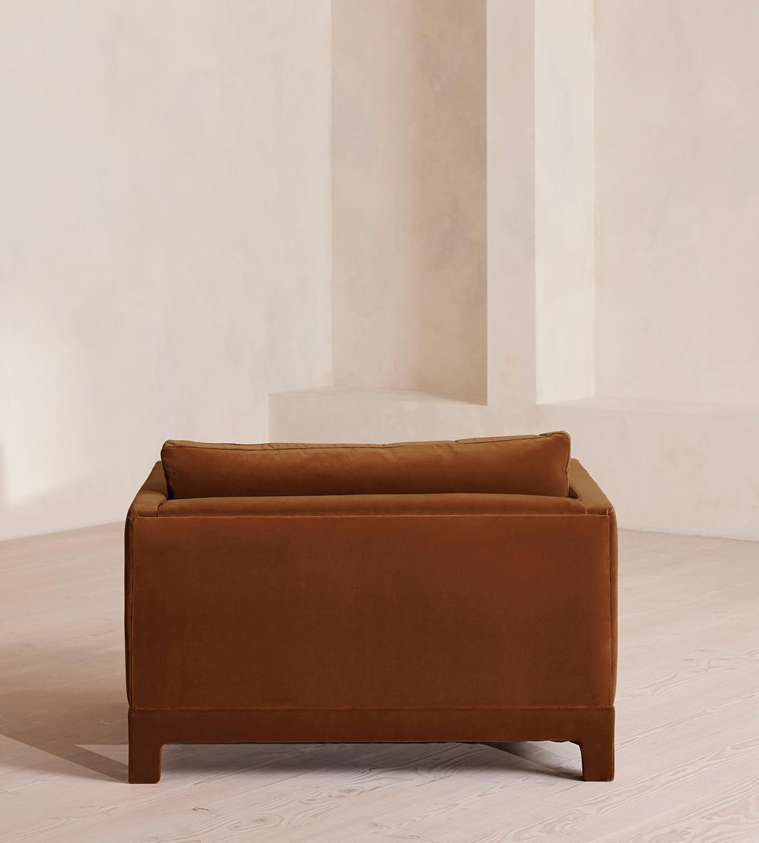 Ashford Loveseat Sofa - Velvet - Cinnamon - UK - Images - Image 4