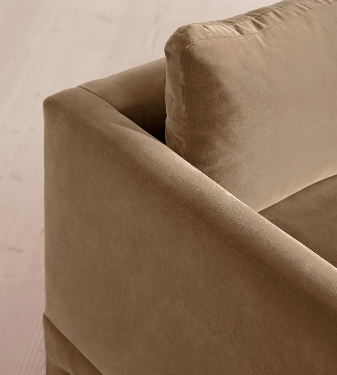 Ashford Loveseat Sofa - Velvet - Truffle - US - Images - Image 5