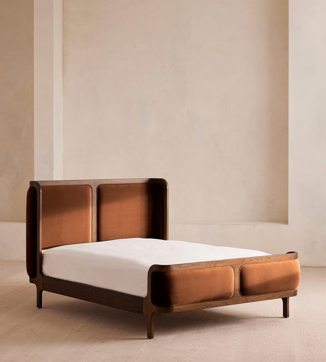 Belsa Bed - Super King - Velvet - Cinnamon - UK - Listing - Image 1