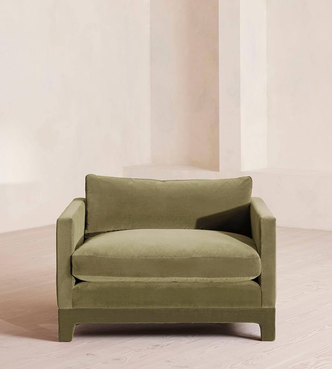 Ashford Loveseat - Velvet - Lichen - Listing - Image 2