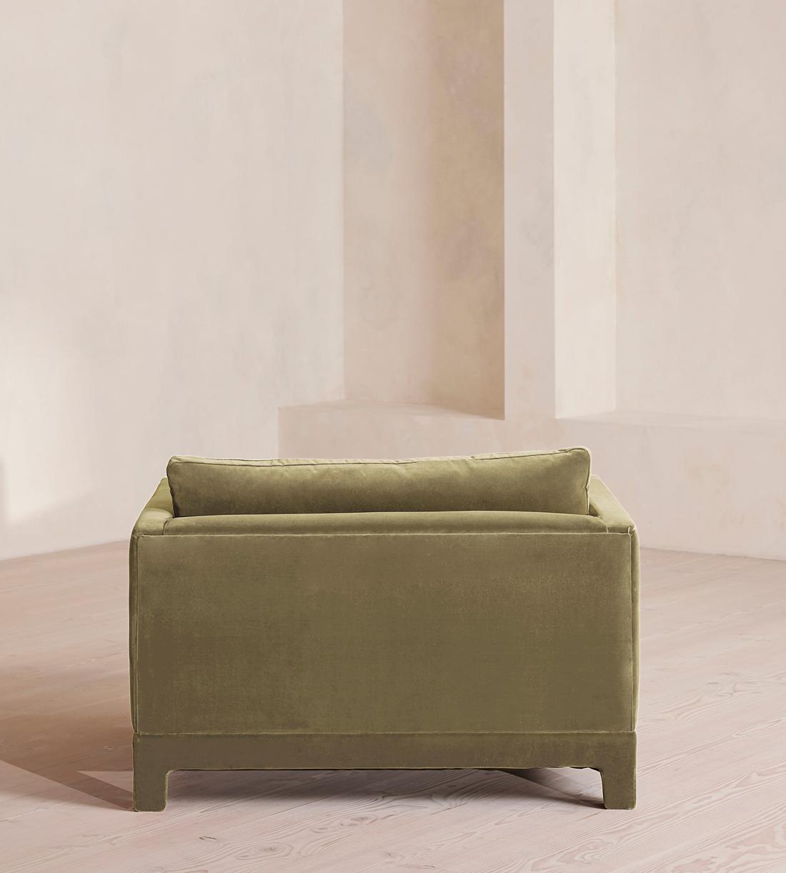 Ashford Loveseat - Velvet - Lichen - Images - Image 4