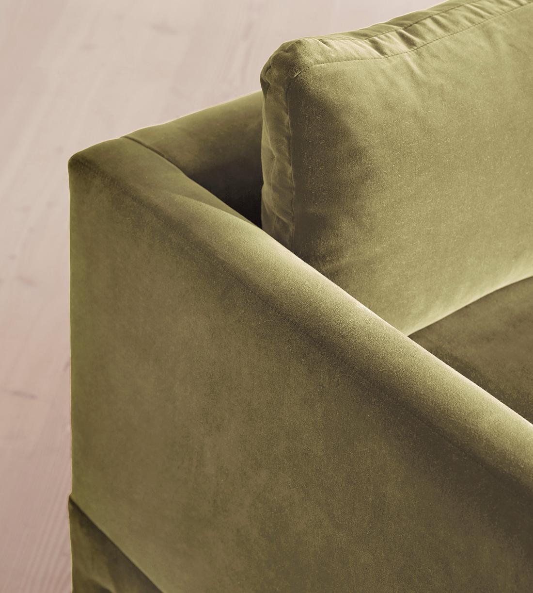 Ashford Loveseat - Velvet - Lichen - Images - Image 5