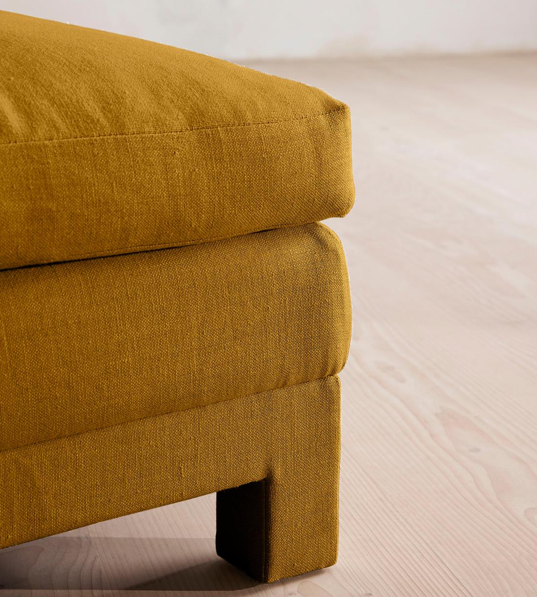 Ashford Ottoman - Linen - Turmeric - UK - Images - Image 4