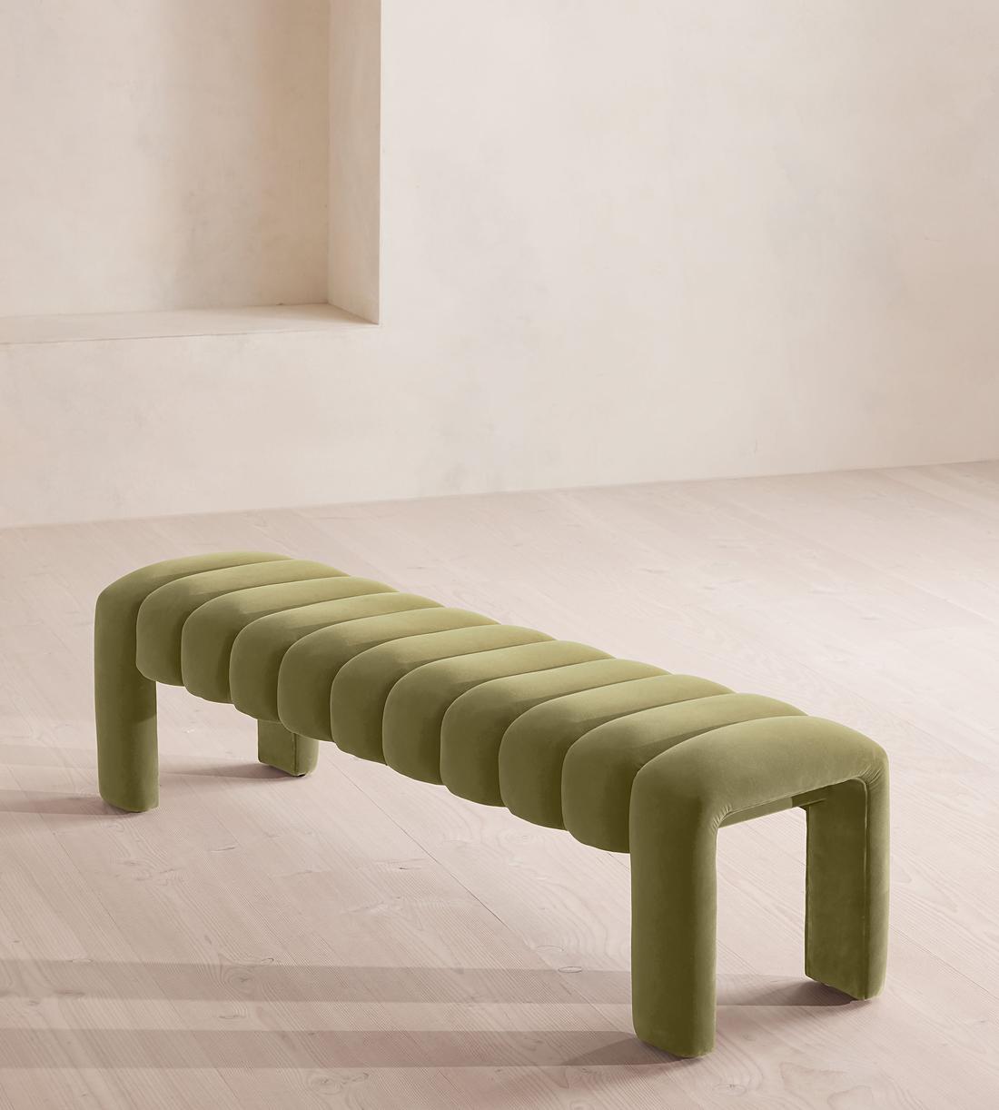 Willis Bench - Velvet - Lichen - Images - Image 4