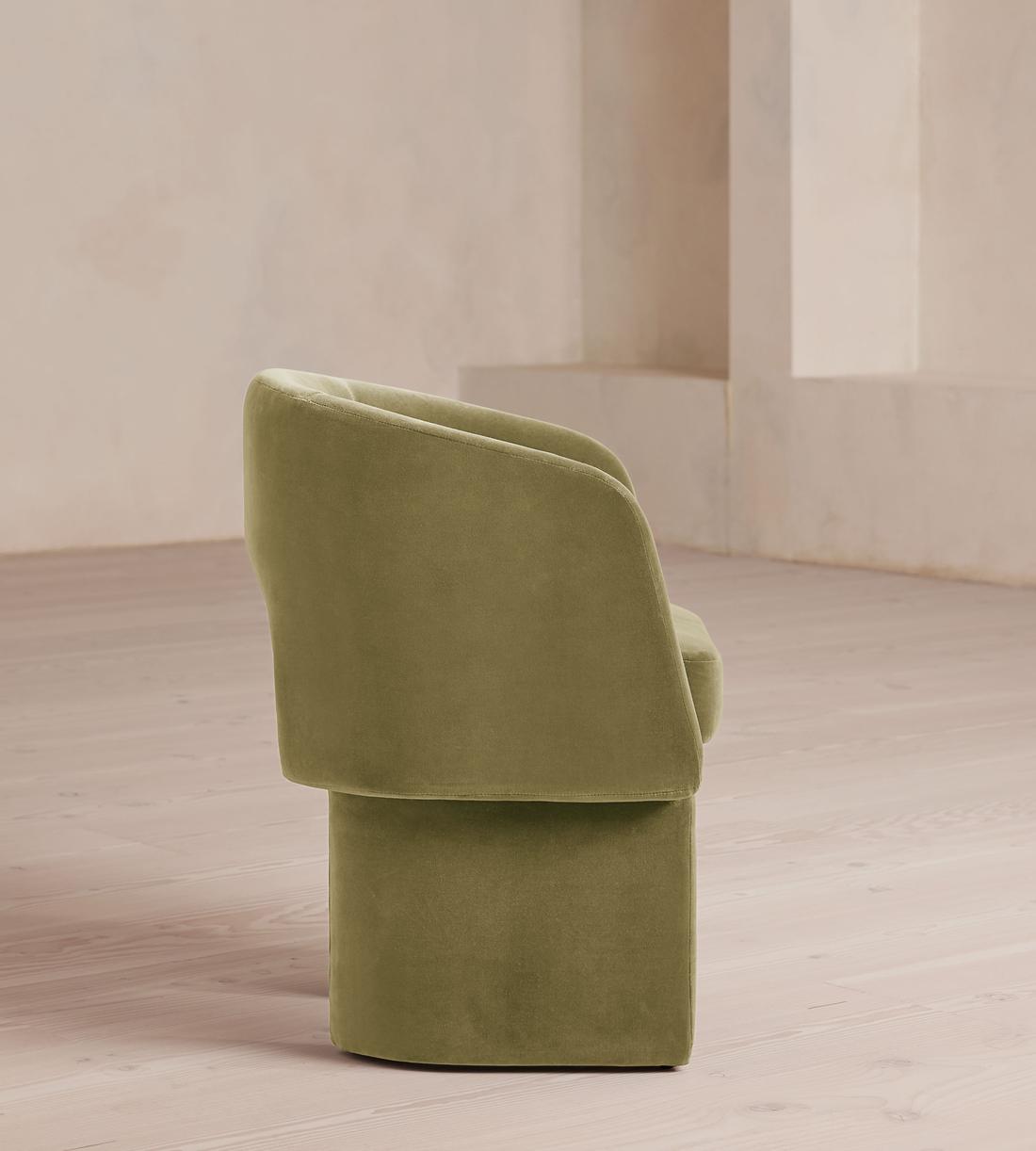 Morrell Dining Chair - Velvet - Lichen - Images - Image 4