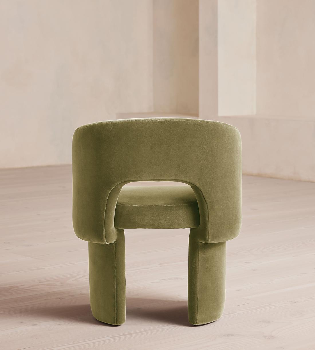 Morrell Dining Chair - Velvet - Lichen - Images - Image 5