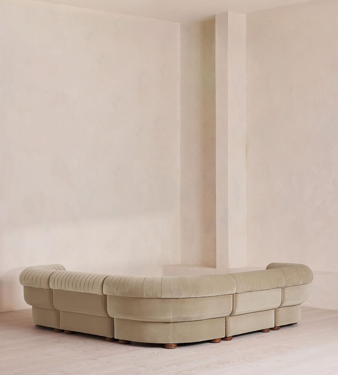 Rava Modular Sofa - Corner Sofa - Velvet - Oyster - UK - Images - Image 3