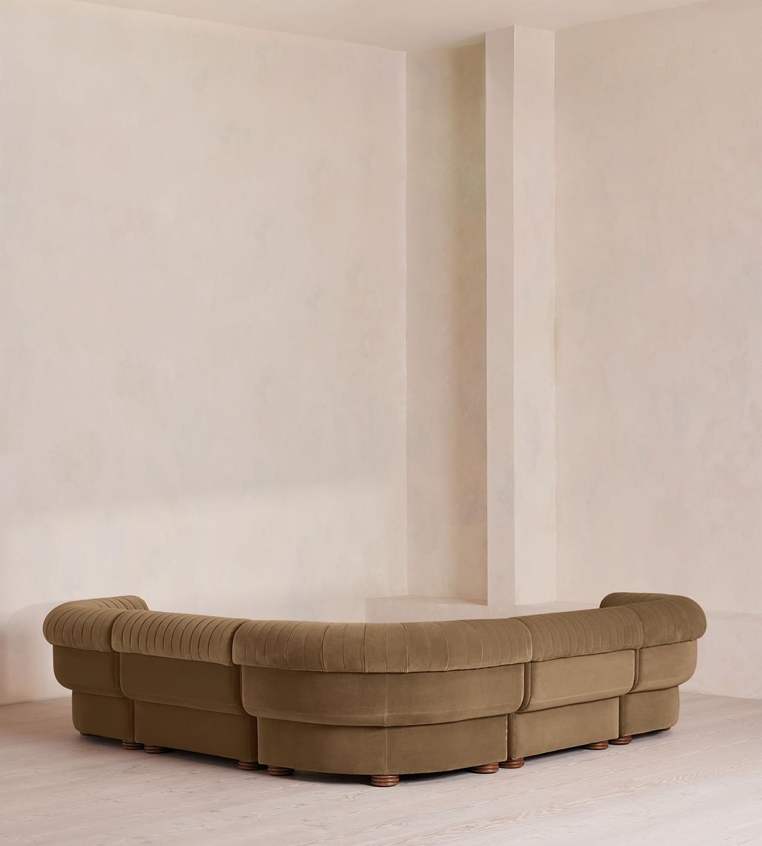 Rava Modular Sofa - Corner Sofa - Velvet - Truffle - UK - Images - Image 3