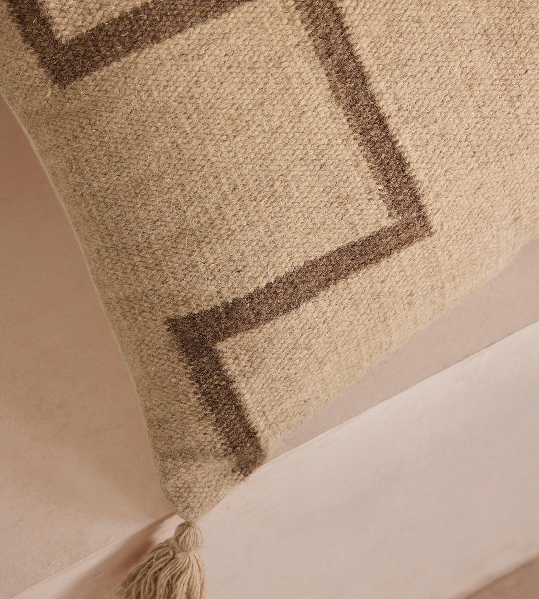 Kimberley Square Cushion - Natural - Large - Images - Image 5