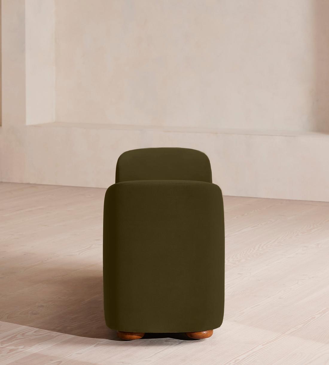 Athena Bench - Velvet - Olive - Images - Image 3
