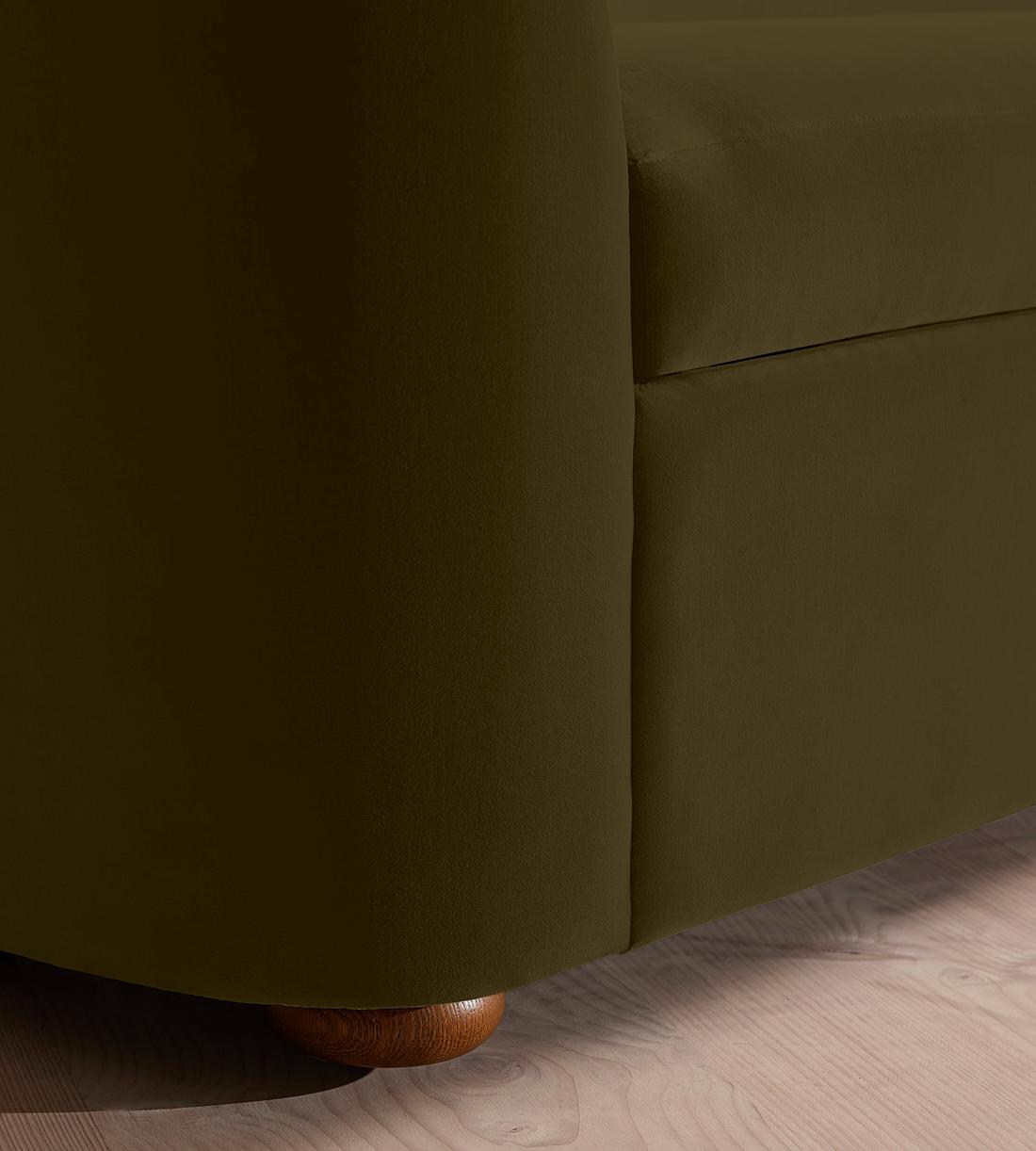 Athena Bench - Velvet - Olive - Images - Image 6