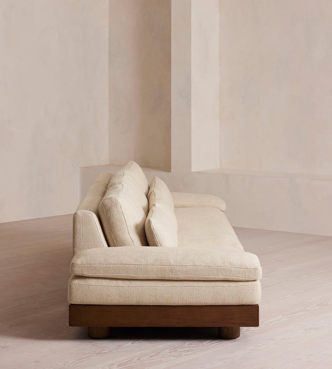 Truro Sectional Sofa - Four Seater - Textured Linen - US - Images - Image 4