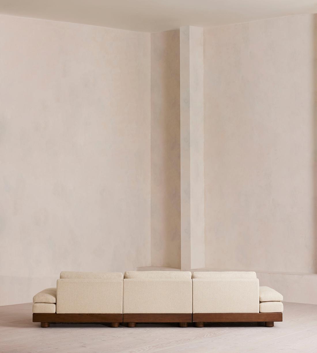Truro Sectional Sofa - Four Seater - Textured Linen - US - Images - Image 5