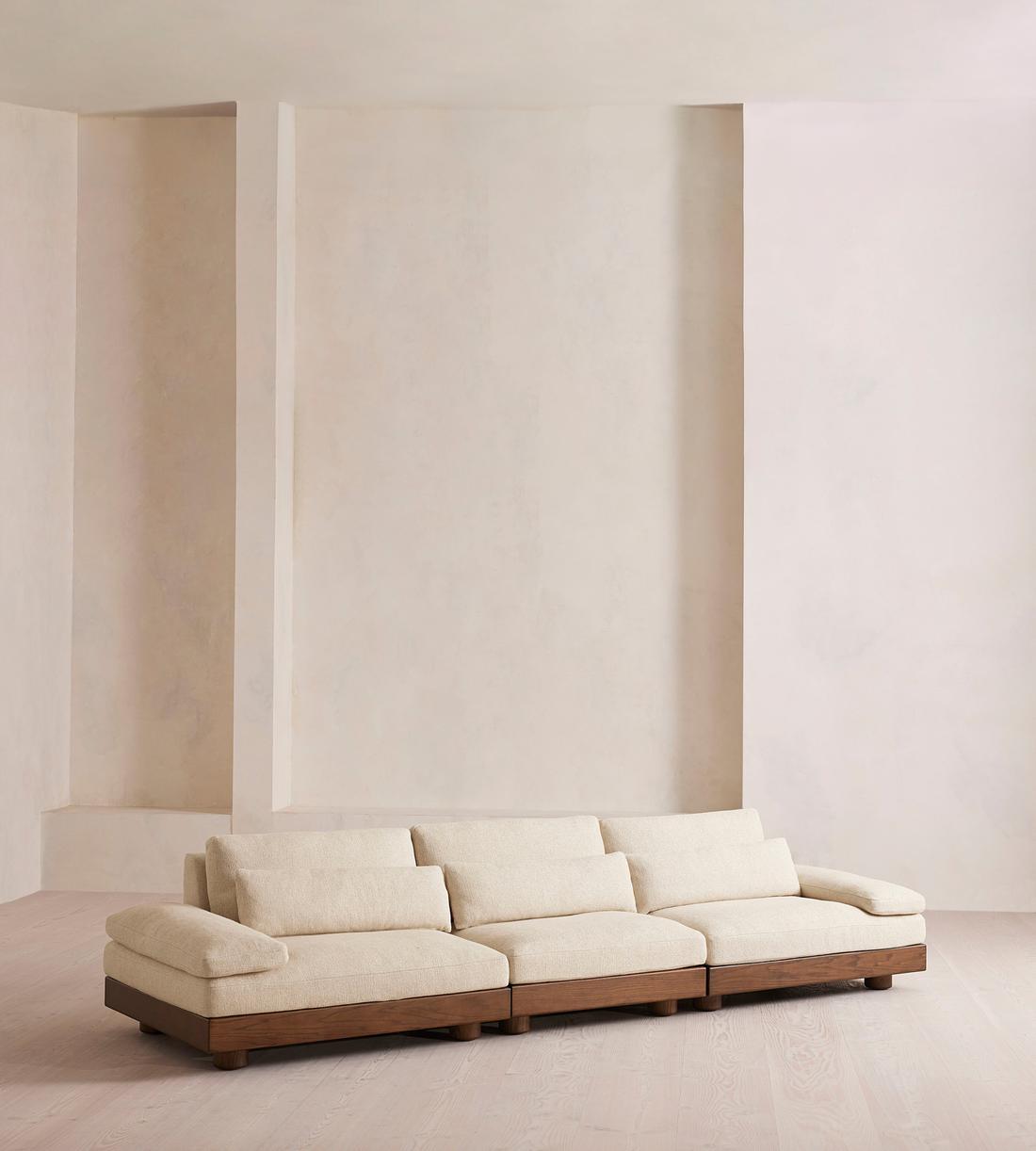 Truro Sectional Sofa - Four Seater - Textured Linen - US - Listing - Image 2