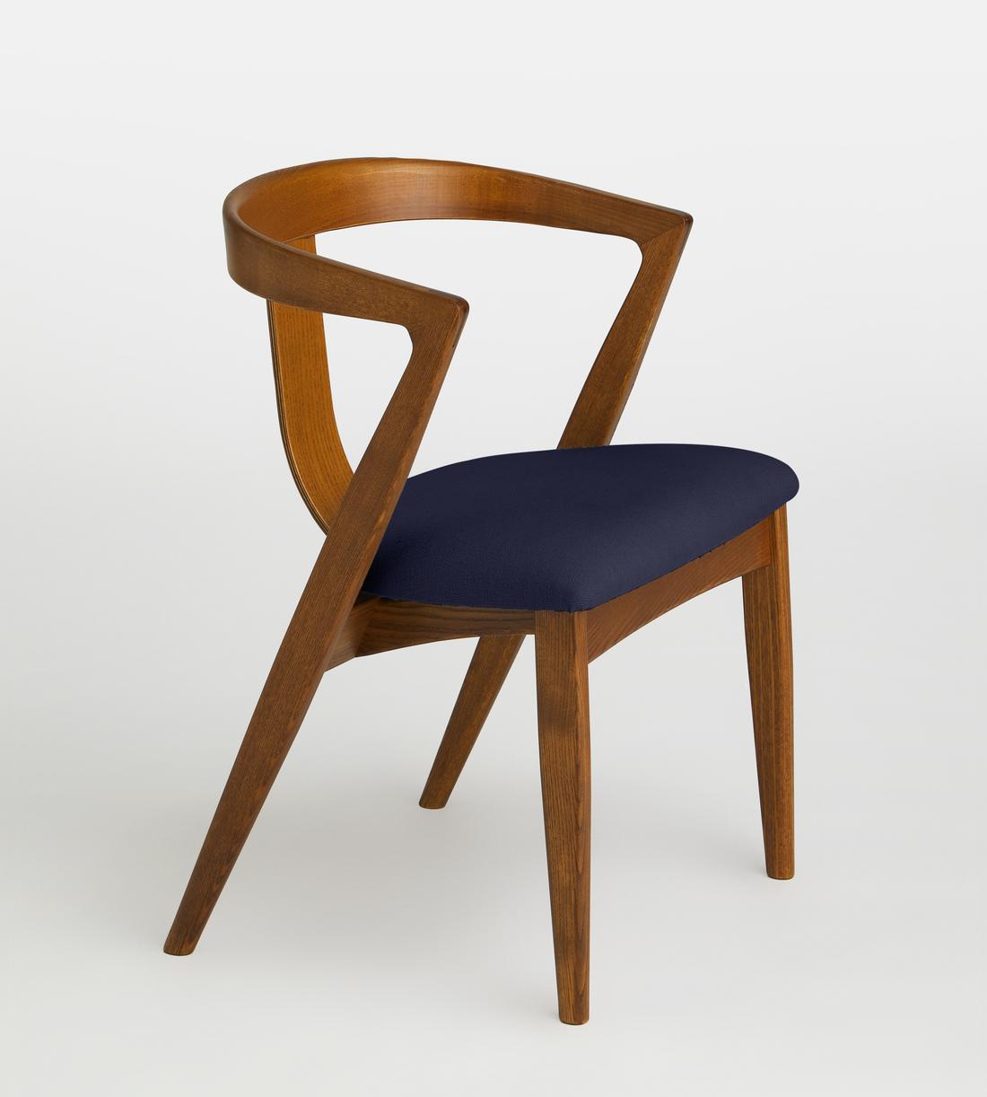 Edwin Dining Chair - Indigo Linen - Listing - Image 1