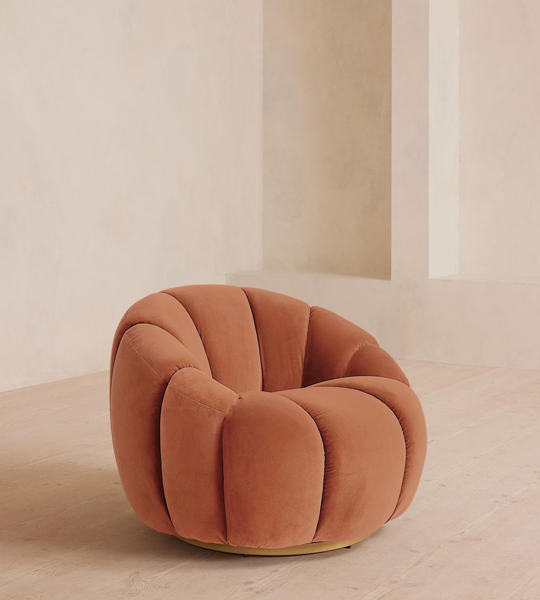 Garret Armchair - Velvet - Antique Rose - Listing - Image 2
