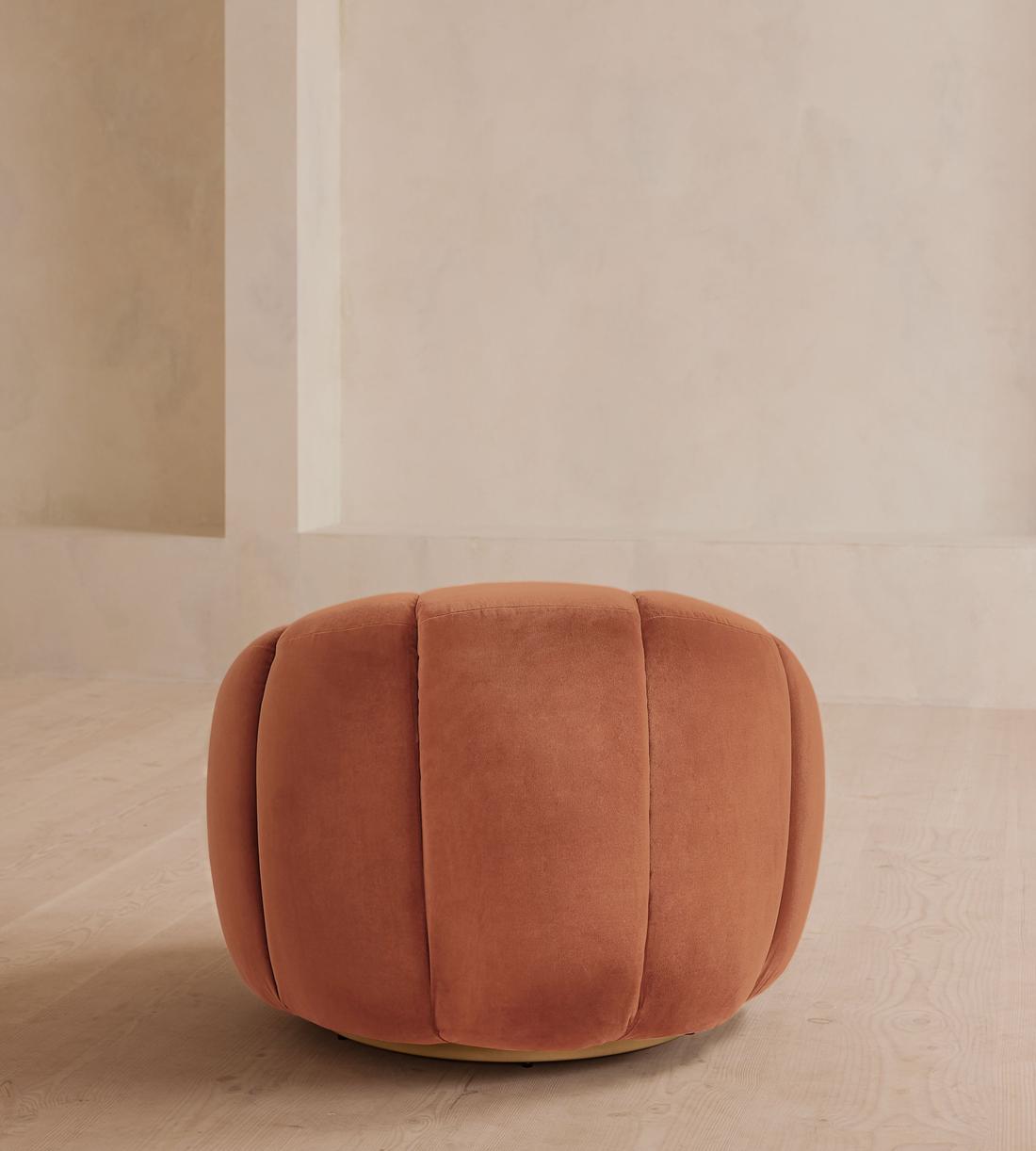 Garret Armchair - Velvet - Antique Rose - Images - Image 5