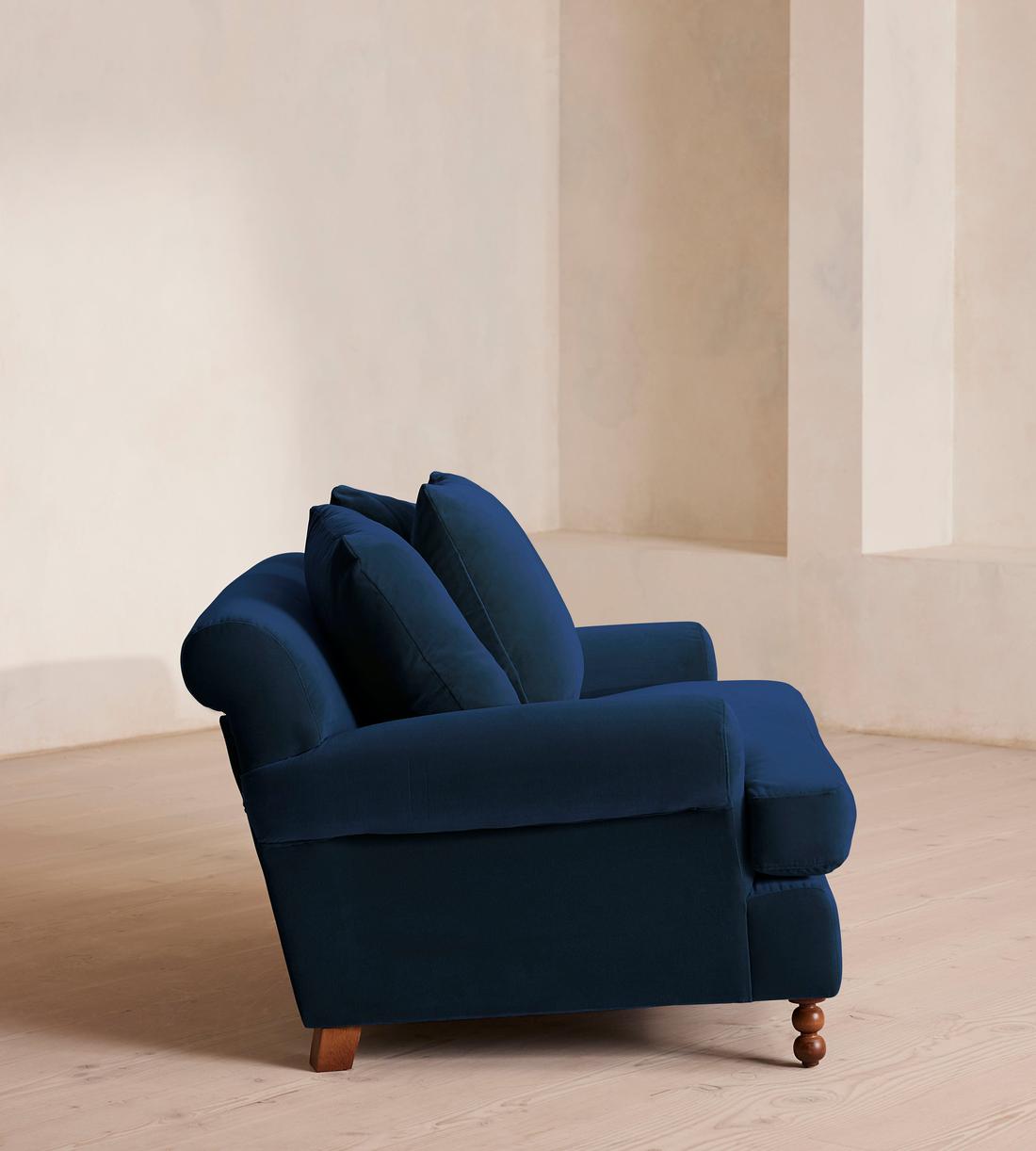 Audrey Loveseat - Velvet - Royal Blue - Images - Image 3