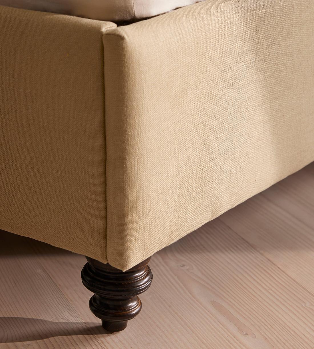 Gerrard Bed - King - Linen - Wheat - US - Images - Image 6