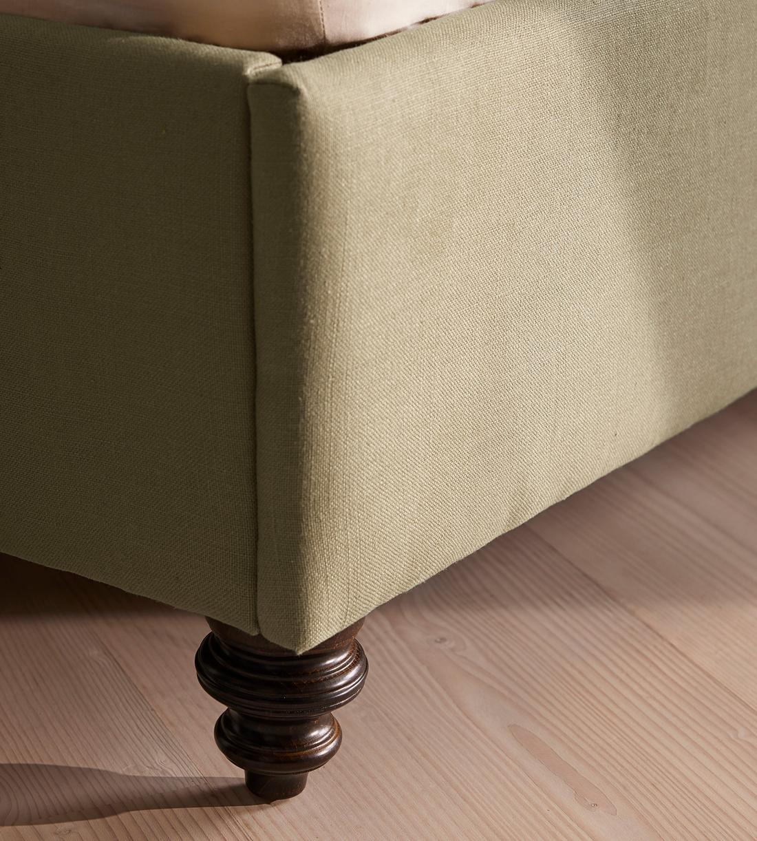 Gerrard Bed - King - Linen - Sage - US - Images - Image 6