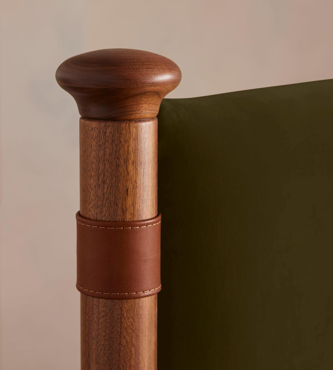 Paolo Bed - Double - Velvet - Olive - Images - Image 5