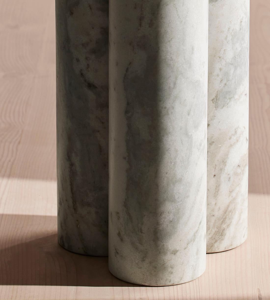 Tisbury Side Table - Brown Marble - Images - Image 5
