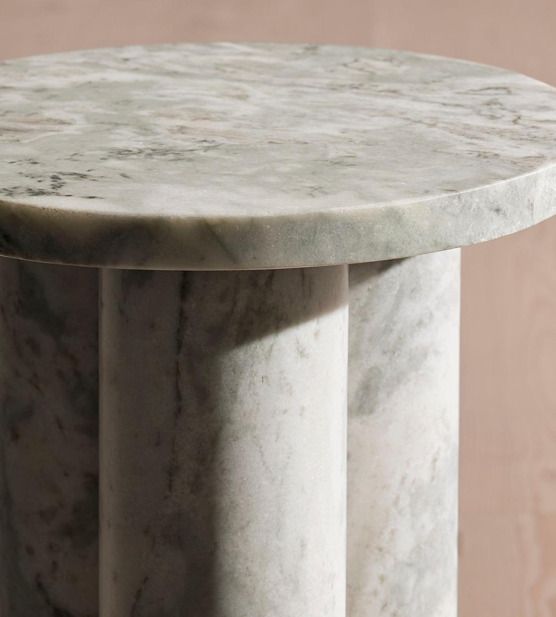 Tisbury Side Table - Brown Marble - Images - Image 6