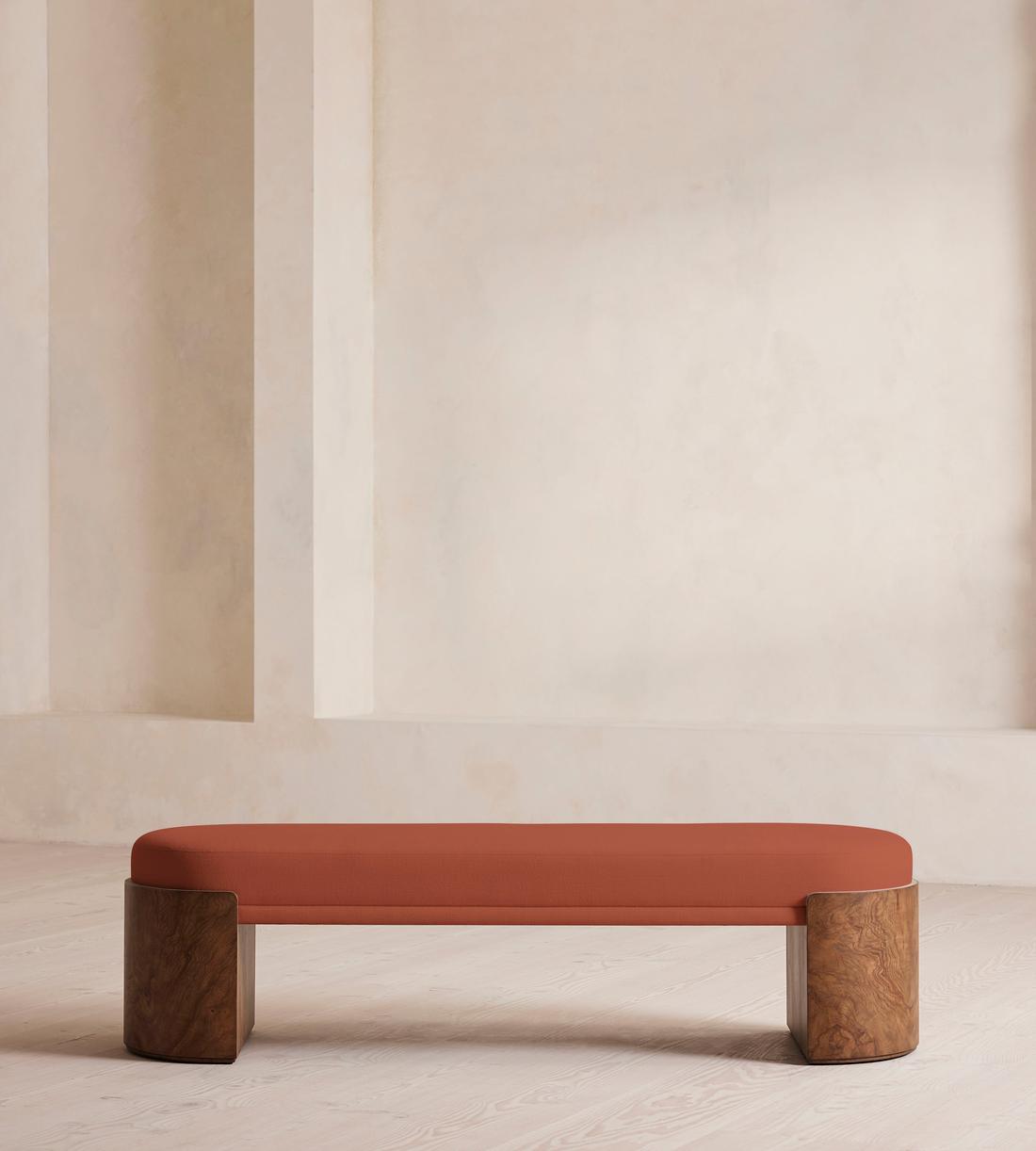 Lukas Bench - Linen - Antique Rose - US - Listing - Image 2