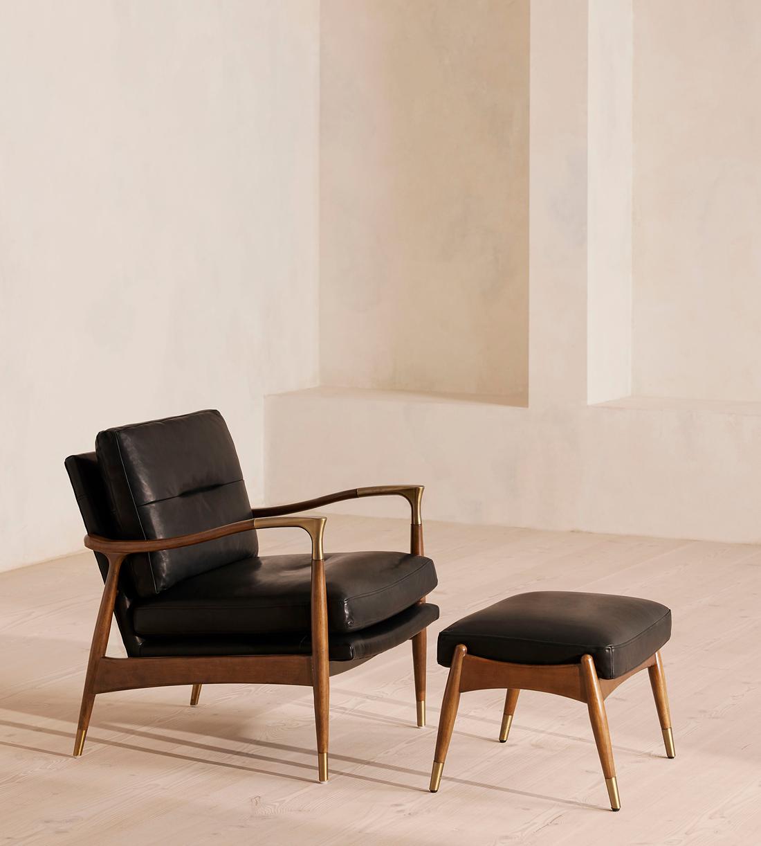 Theodore Armchair - Leather - Black - US - Images - Image 6