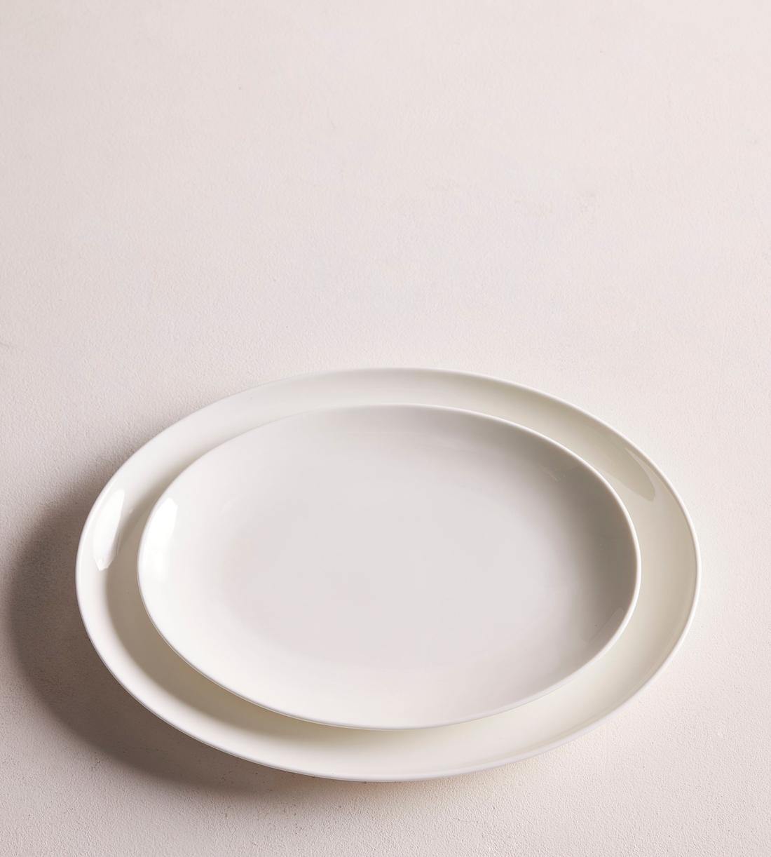 House Oval Dish - Small - Bone China - White - Images - Image 5