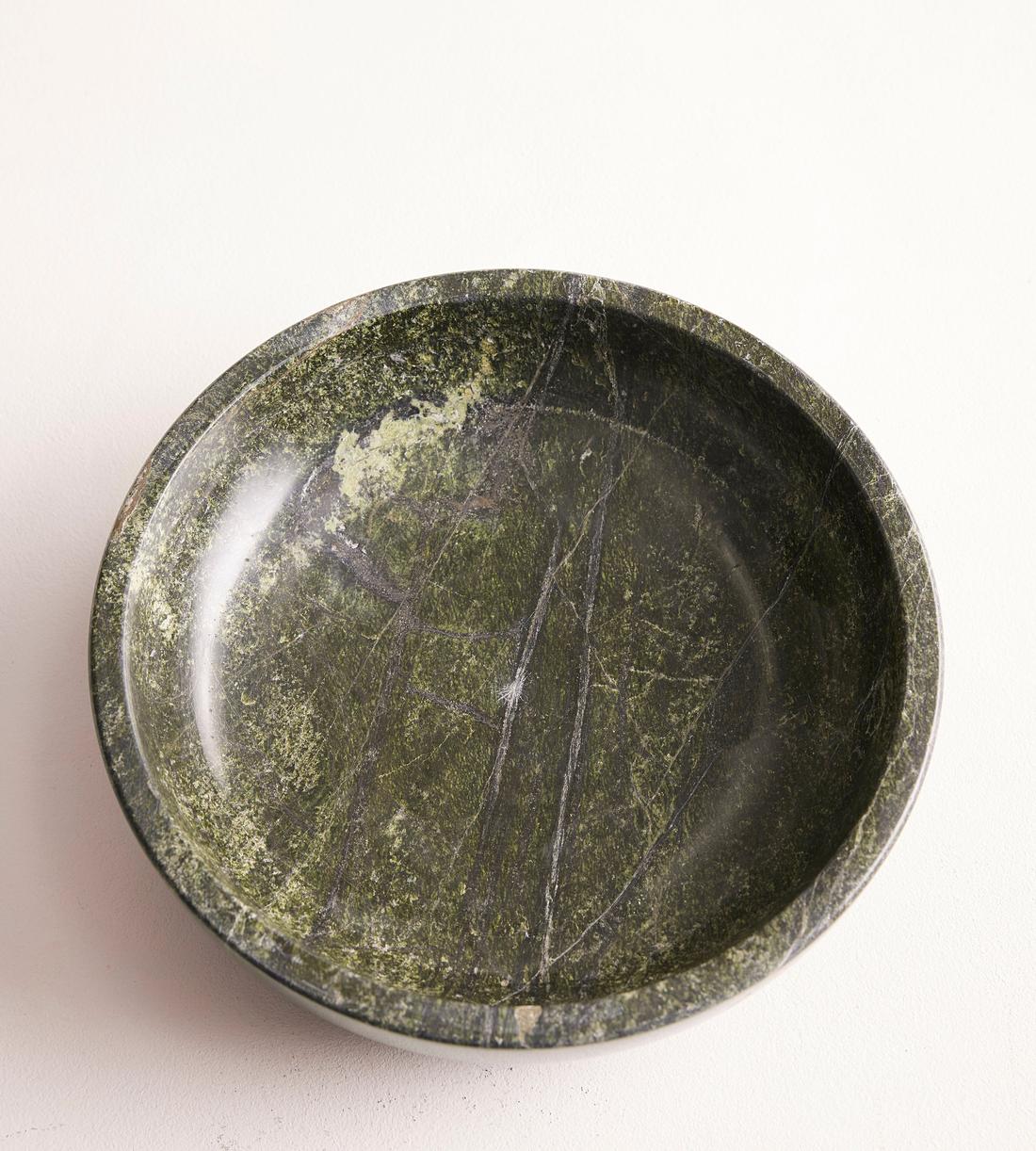 Mowbray Marble Serving Bowl - Green - Images - Image 6