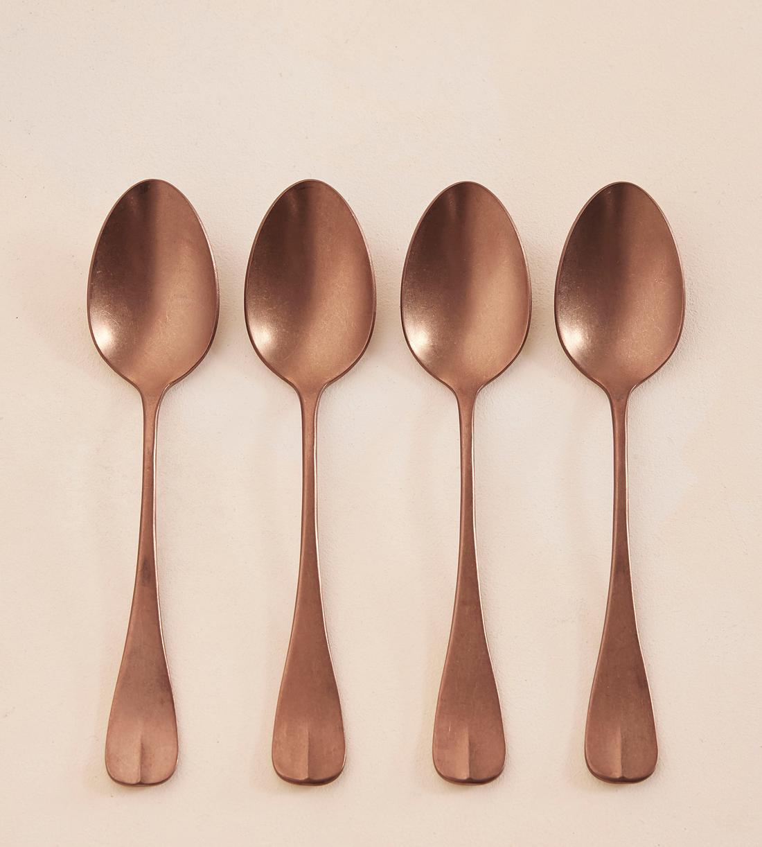 Stonewashed Dinner Spoon- Rose Gold x4 - Listing - Image 1