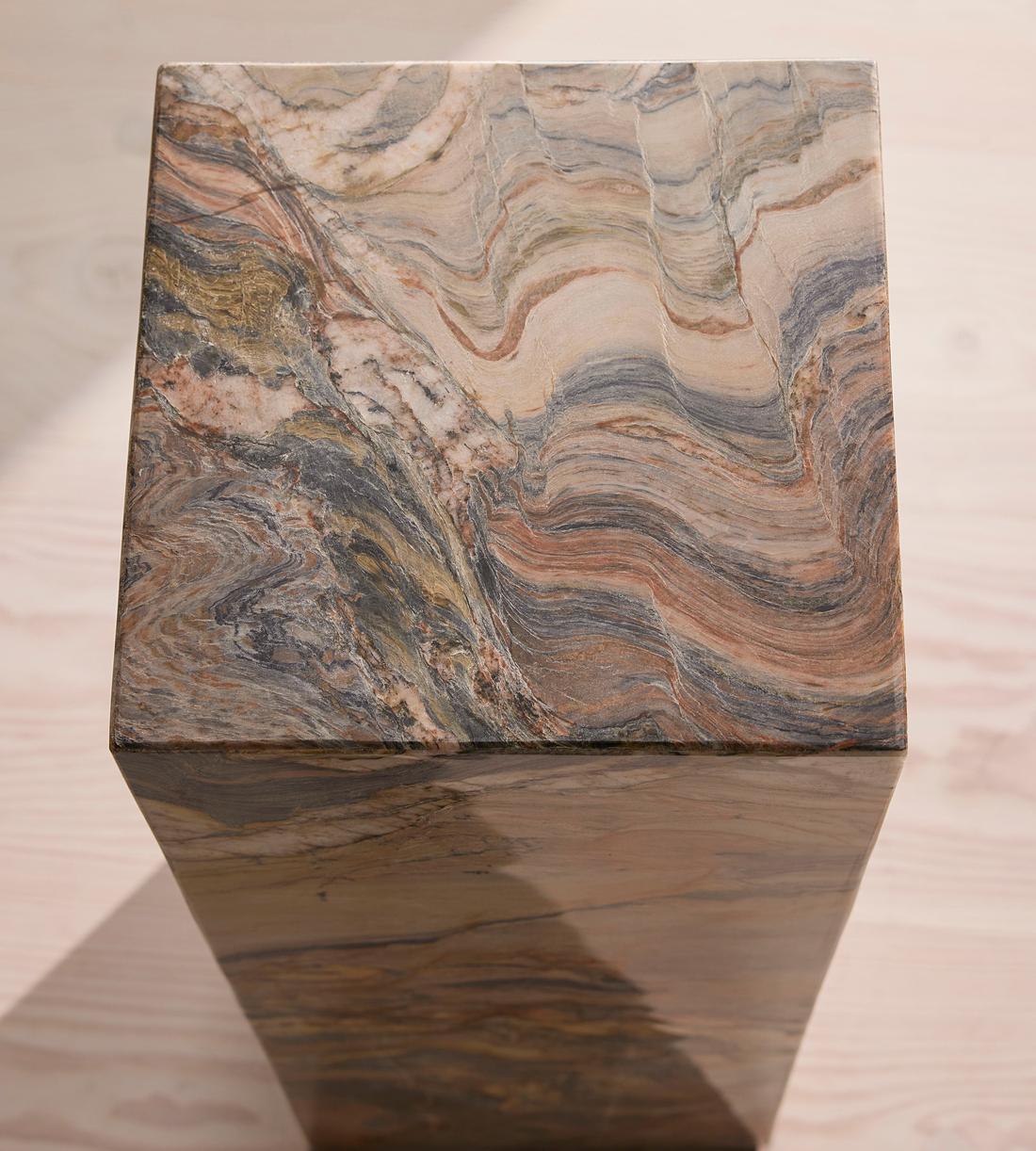 Delos Plinth - Brazilian Quartzite - Large - Images - Image 5