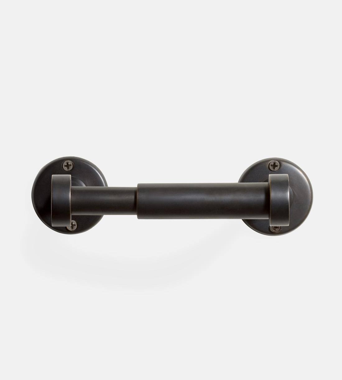 Randolph Bar Toilet Roll Holder - Blackened Brass - Listing - Image 1
