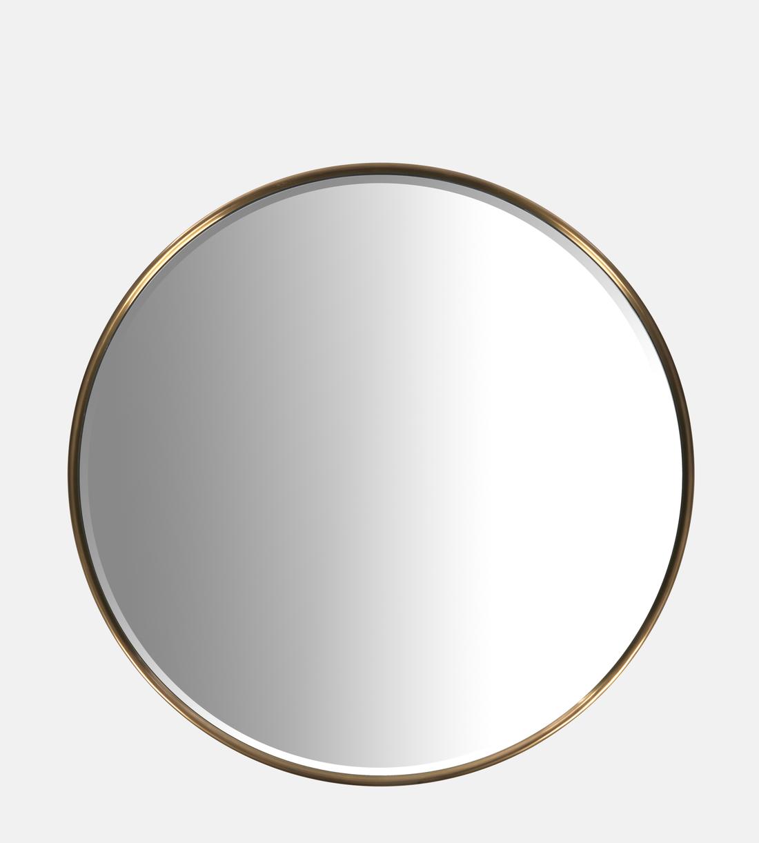 Rundell Round Mirror Brass - Listing - Image 1