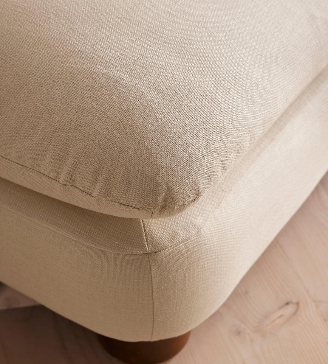 Vivienne Sectional Sofa - Armless Module - Linen - Bisque - US - Image 7
