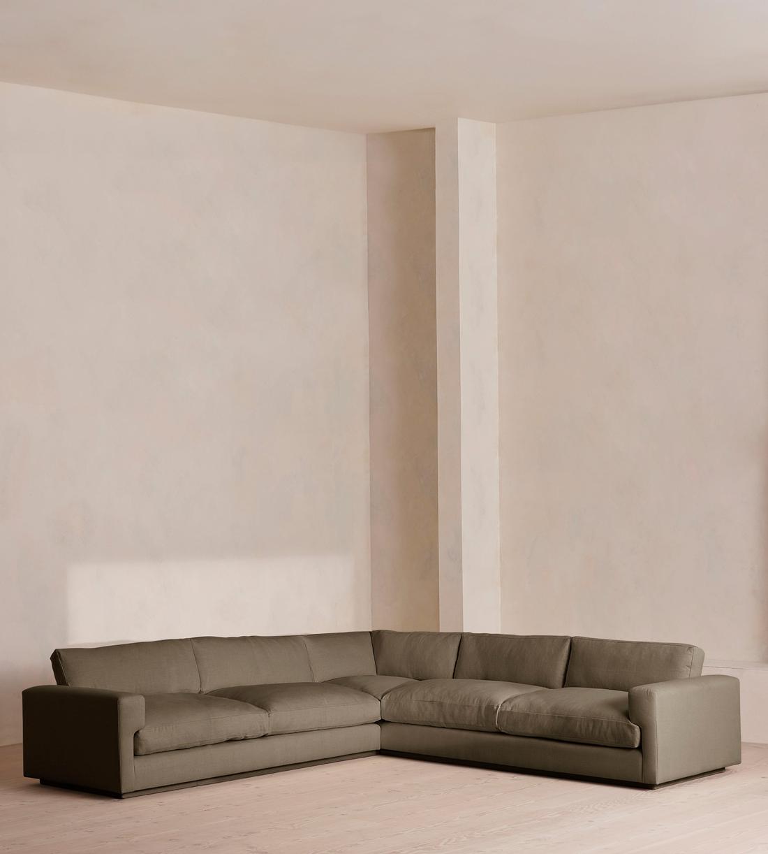 Mossley Corner Sofa - Linen - Mushroom - US - Listing - Image 2