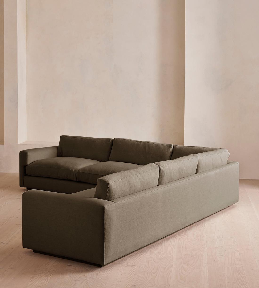 Mossley Corner Sofa - Linen - Mushroom - US - Images - Image 3
