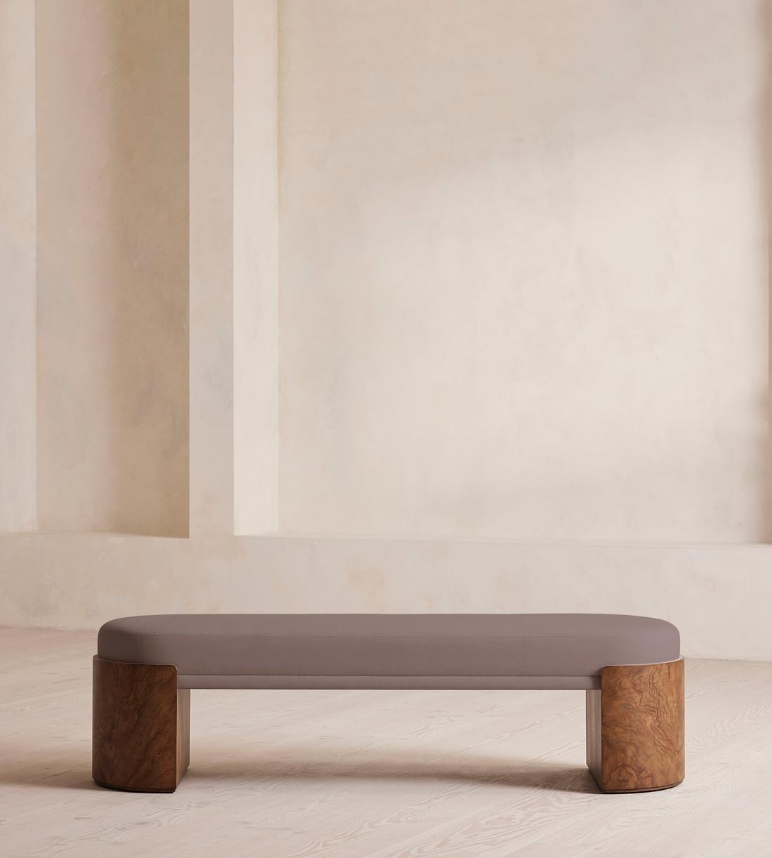 Lukas Bench - Linen - Mushroom - US - Listing - Image 2