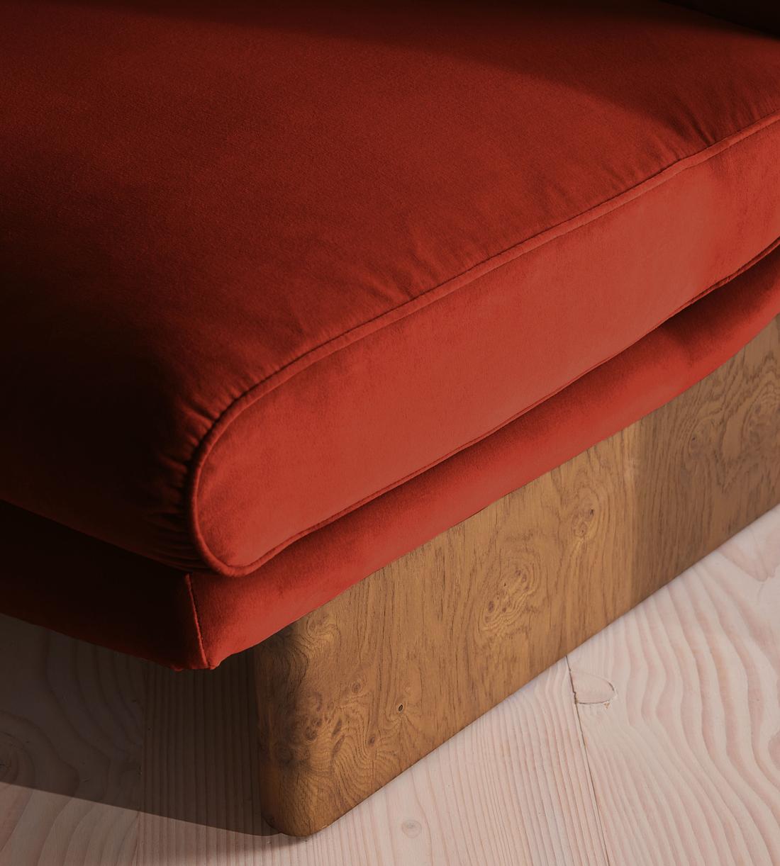 Tellis Chair - Velvet - Rust - UK - Images - Image 5