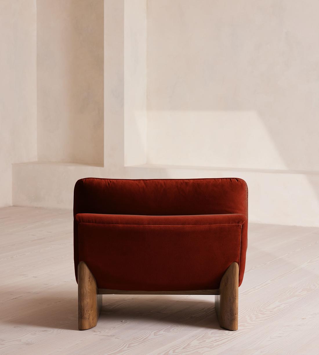 Tellis Chair - Velvet - Rust - US - Images - Image 4