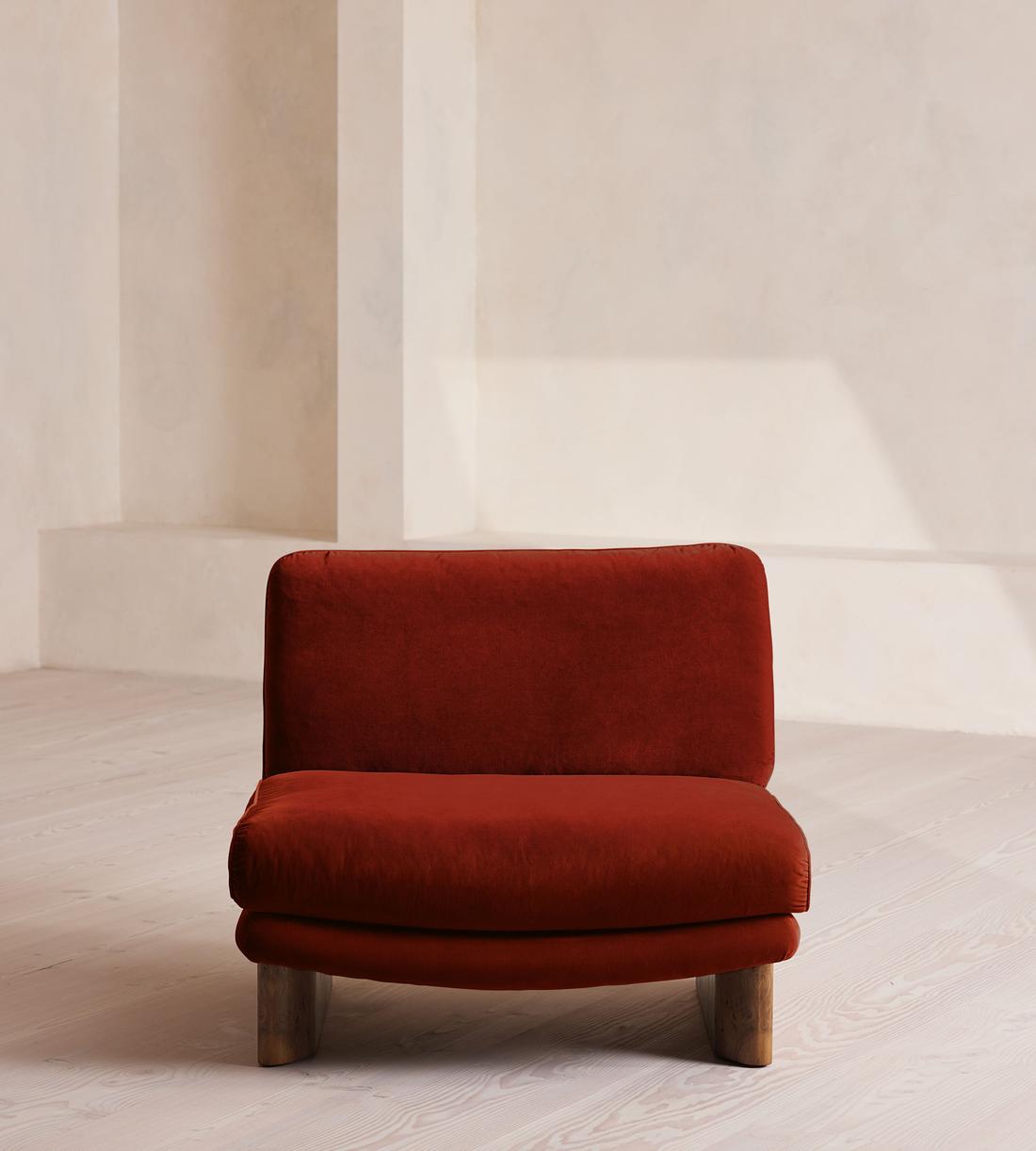 Tellis Chair - Velvet - Rust - US - Listing - Image 2