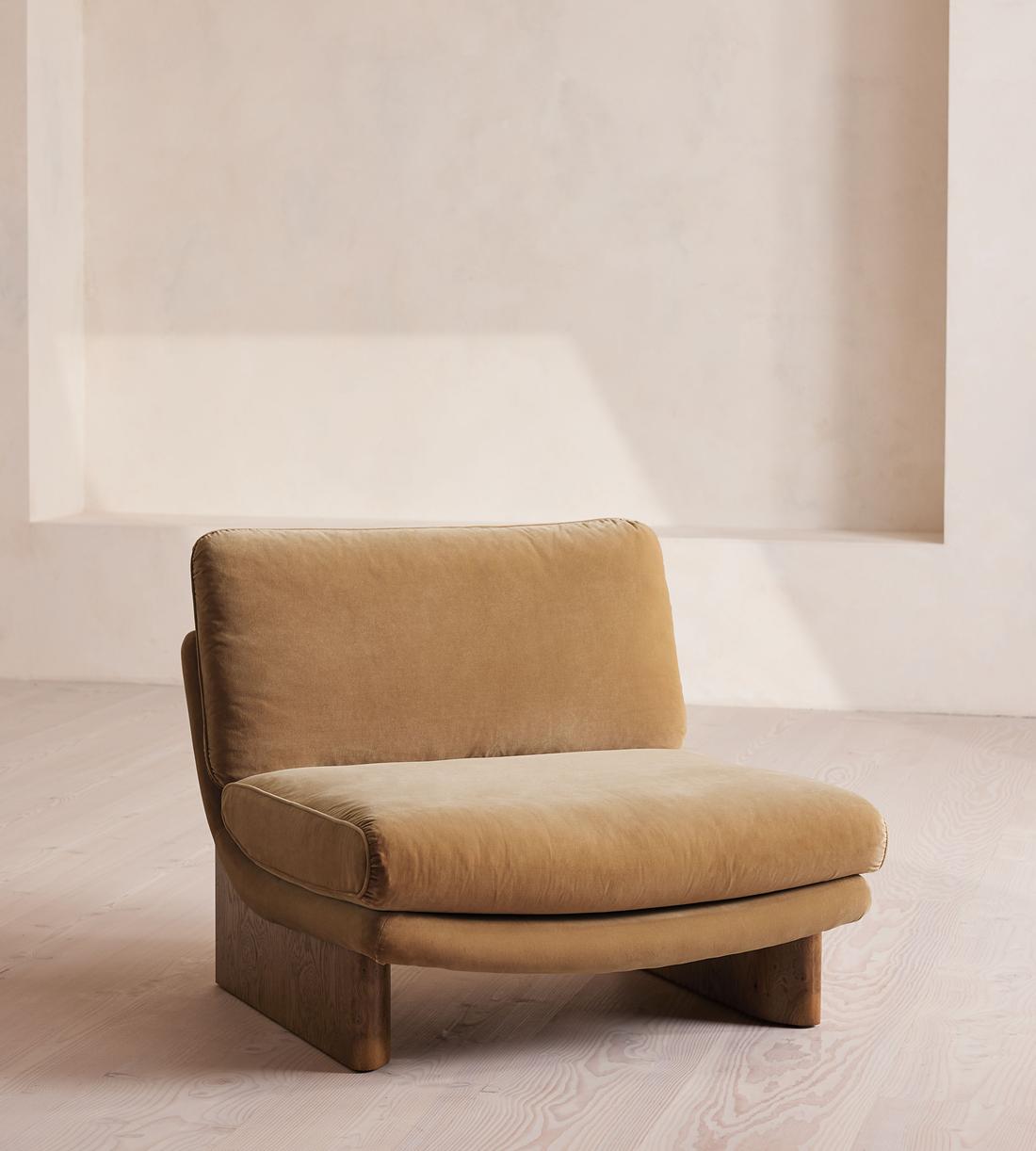 Tellis Chair - Velvet - Camel - UK - Listing - Image 1