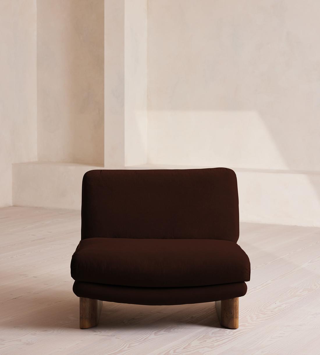 Tellis Chair - Velvet - Chocolate - UK - Listing - Image 2