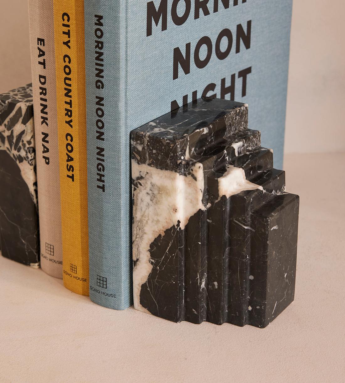 Lola Bookends - Black Bulgari Marble - Images - Image 5